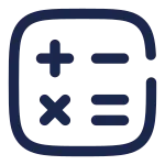 Calculator Minimalistic SVG Icon